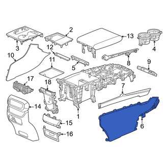 Honda OE - Center Left Console Panel