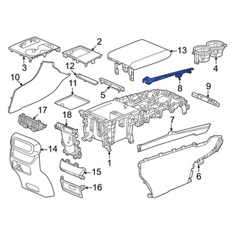 Honda OE - Center Console Trim Panel