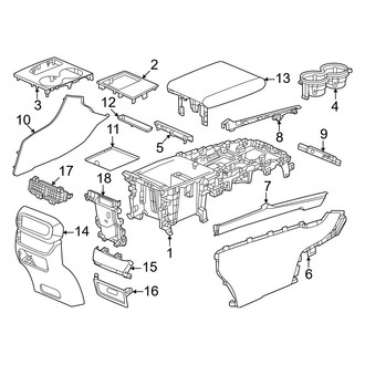 Honda OE - Center Console (Console & Components)