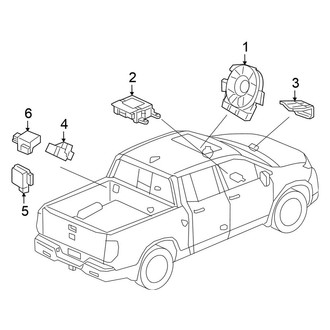 Honda OE - Restraint Systems - Air Bag Components (Modules & Sensors)