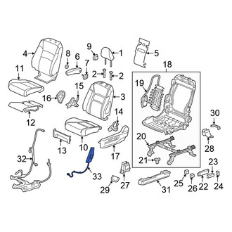 Honda OE - Front Left Seat Air Bag