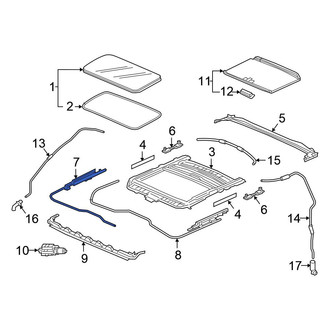 Honda OE - Right Sunroof Cable