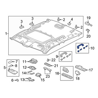 Honda OE - Rear Interior Grab Bar