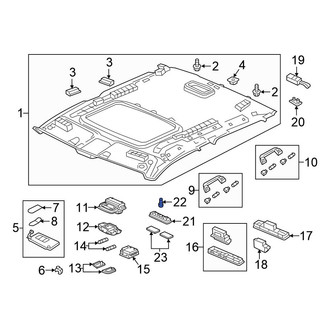 Honda OE - Front Dome Light Bulb