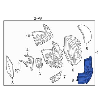 Honda OE - Front Right Turn Signal Light Assembly