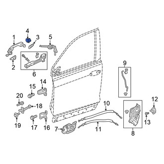 Honda OE - Front Left Exterior Door Handle Cover
