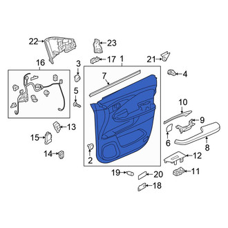 Honda OE - Rear Right Outer Door Outer Panel