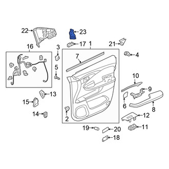 Honda OE - Front Right Collision Avoidance Warning Indicator