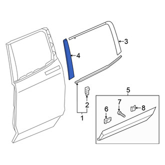 Honda OE - Front Left Door Applique
