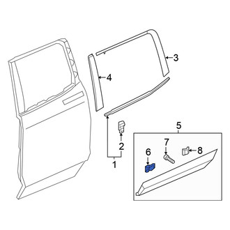 Honda OE - Door Molding Clip