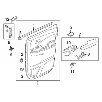 Honda OE - Door Interior Trim Panel Bracket