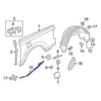 Honda OE - Rear Fuel Filler Door Release Cable
