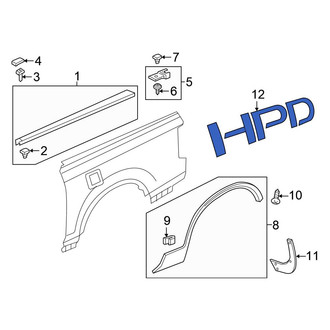 Honda OE - Rear Truck Bed Decal
