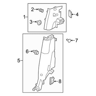 Honda OE - Quarter Panel - Interior Trim (Cab)