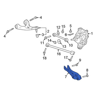 Honda OE - Rear Right Lower Rearward Suspension Control Arm