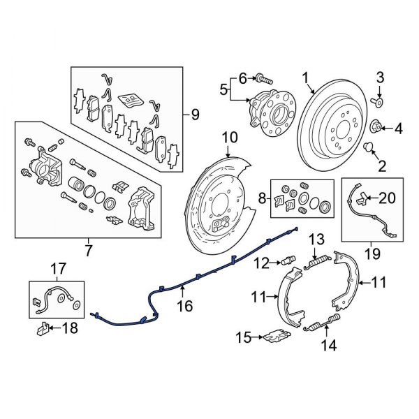 Parking Brake Cable