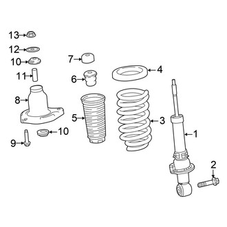 Honda OE - Rear Suspension - Struts & Components (AWD)