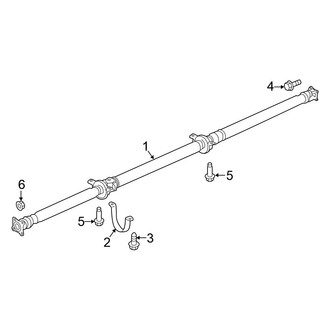Honda OE - Rear Suspension - Drive Shaft (AWD)
