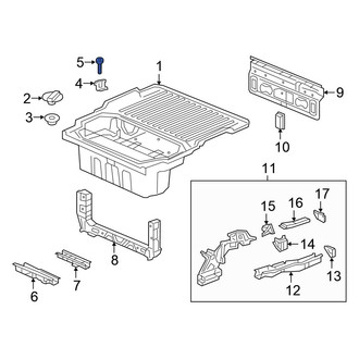 Honda OE - Tie Down Hook Bolt