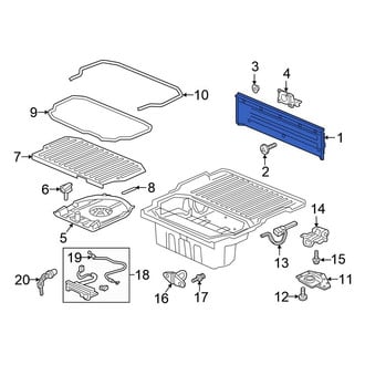 Honda OE - Right Truck Bed Liner