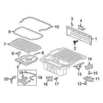 Honda OE - Truck Bed Liner Bolt
