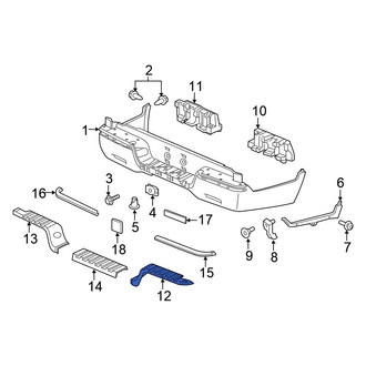 Honda OE - Rear Right Bumper Step Pad