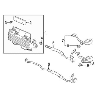 Honda OE - Cooling - Trans Oil Cooler