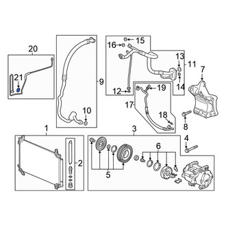 Honda OE - A/C Refrigerant Line O-Ring