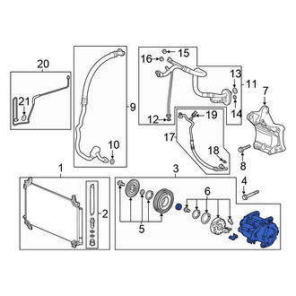 Honda OE - A/C Compressor