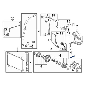 Honda OE - A/C Compressor Bolt