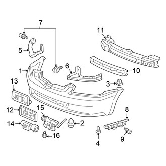 Honda OE - Front Bumper - Bumper & Components (FULL HYBRID EV-GAS (FHEV))