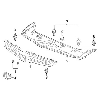 Honda OE - Grille & Components (Hybrid)