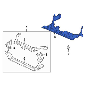 Honda OE - Lower Radiator Support Splash Shield