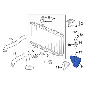 Honda OE - Engine Coolant Reservoir