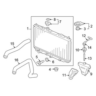 Honda OE - Cooling - Radiator & Components