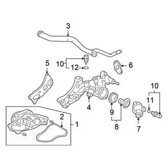 Honda OE - Cooling - Water Pump (Hybrid)