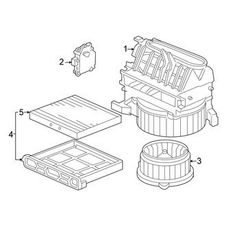 Honda OE - Air Conditioner & Heater - Blower Motor & Fan (Hybrid)