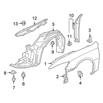 Honda OE - Fender & Components (FULL HYBRID EV-GAS (FHEV))