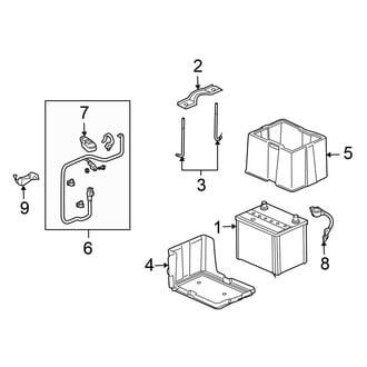 Honda OE - Electrical - Battery (Conventional)