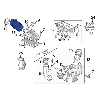 Honda OE - Engine Air Intake Hose