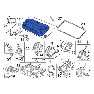 Honda OE - Front Engine Valve Cover