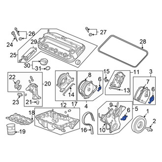 Honda OE - Engine Timing Cover Gasket
