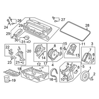 Honda OE - Engine / Transaxle - Engine Parts