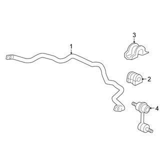 Honda OE - Front Suspension - Stabilizer Bar & Components