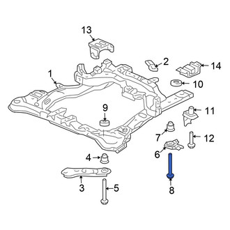 Honda OE - Rear Suspension Crossmember Bolt