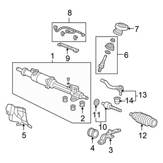 Honda OE - Steering Gear & Linkage