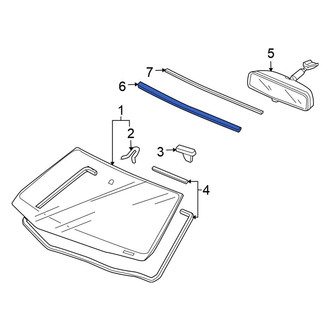 Honda OE - Front Windshield Molding