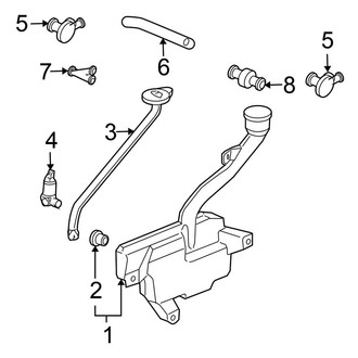 Honda OE - Windshield - Wiper & Washer Components (Washer Components), (FULL HYBRID EV-GAS (FHEV))