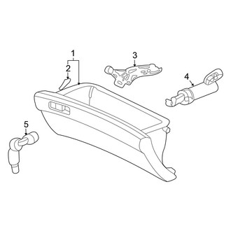 Honda OE - Instrument Panel - Glove Box (Hybrid)