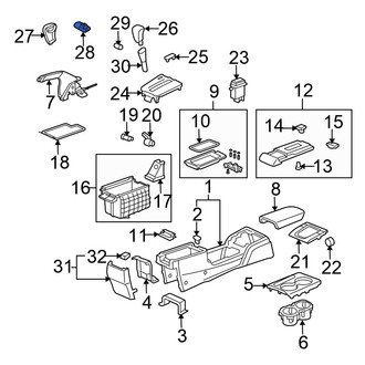 Honda OE - Shift Interlock Release Button